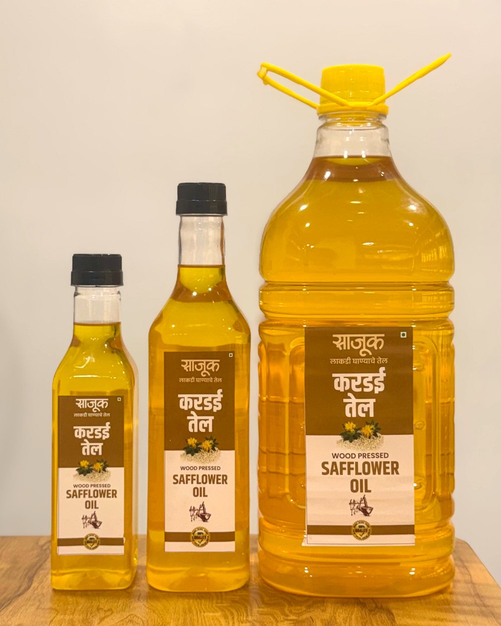 Sajook wood-pressed safflower oil